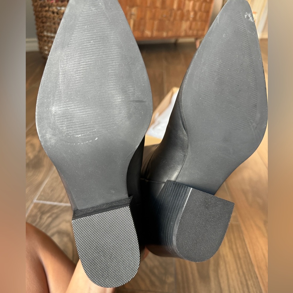 NEW🚨 Steve Madden TARA BLACK LEATHER - Picture 5 of 5